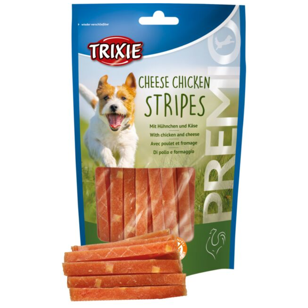 Trixie Premio Cheese Chicken Strip Dog Treats Dog Treats + Others Trixie 100g