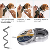QPets Adjustable Waterproof Tick & Flea Collar for Dogs and Cats (Grey)