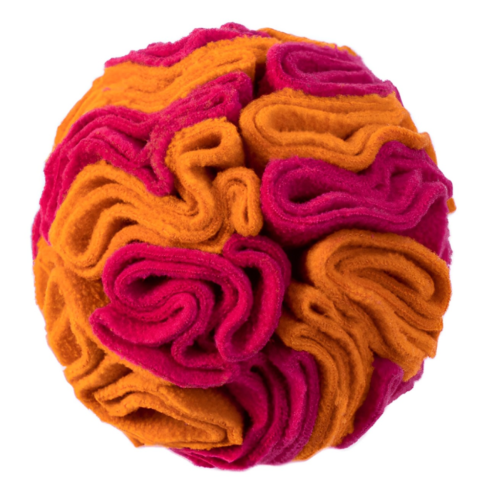 For The Love Of Dog Sniffer Ball Toy for Dogs (Pink/Orange) Dogs-Toys For The Love Of Dog Dropship M