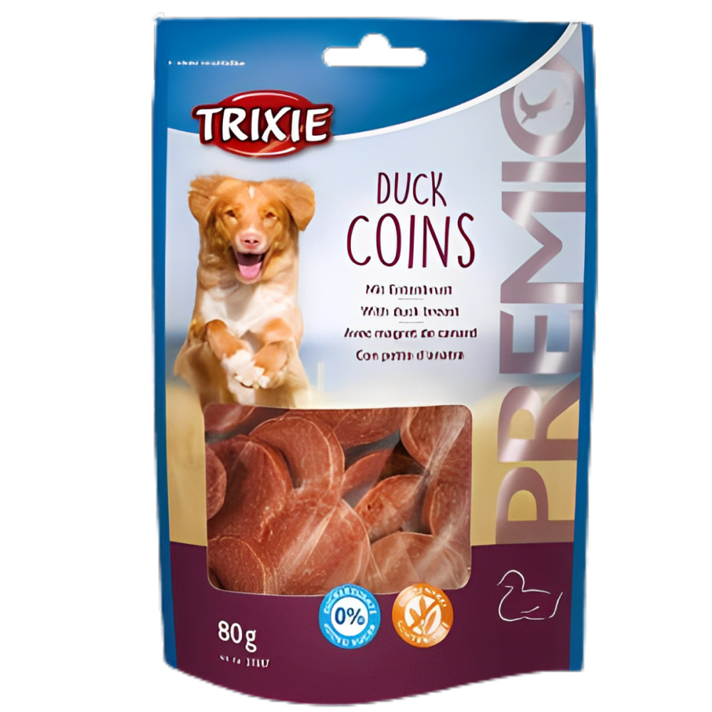 Trixie Premio Duck Coins Dog Treats