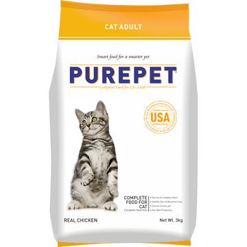 Purepet Real Chicken Adult Dry Cat Food