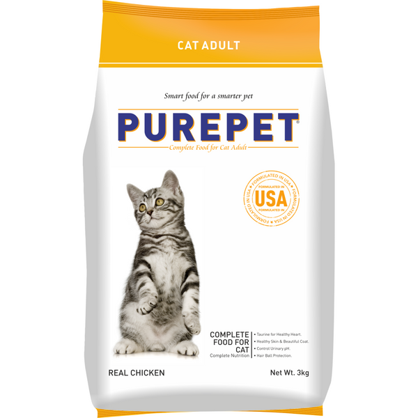 Purepet Real Chicken Adult Dry Cat Food