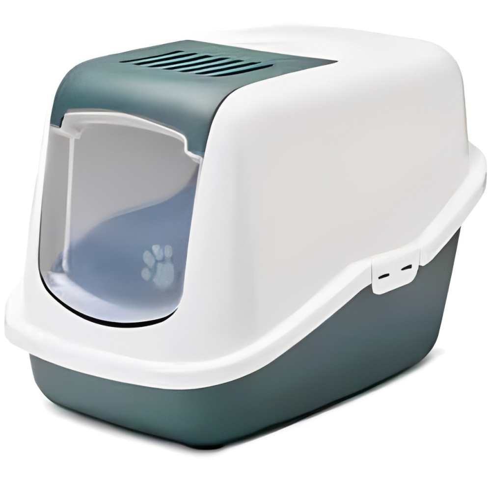Savic Nestor Toilet Home for Cats (Nordic Green) Litter Supplies Savic 22x15x15in