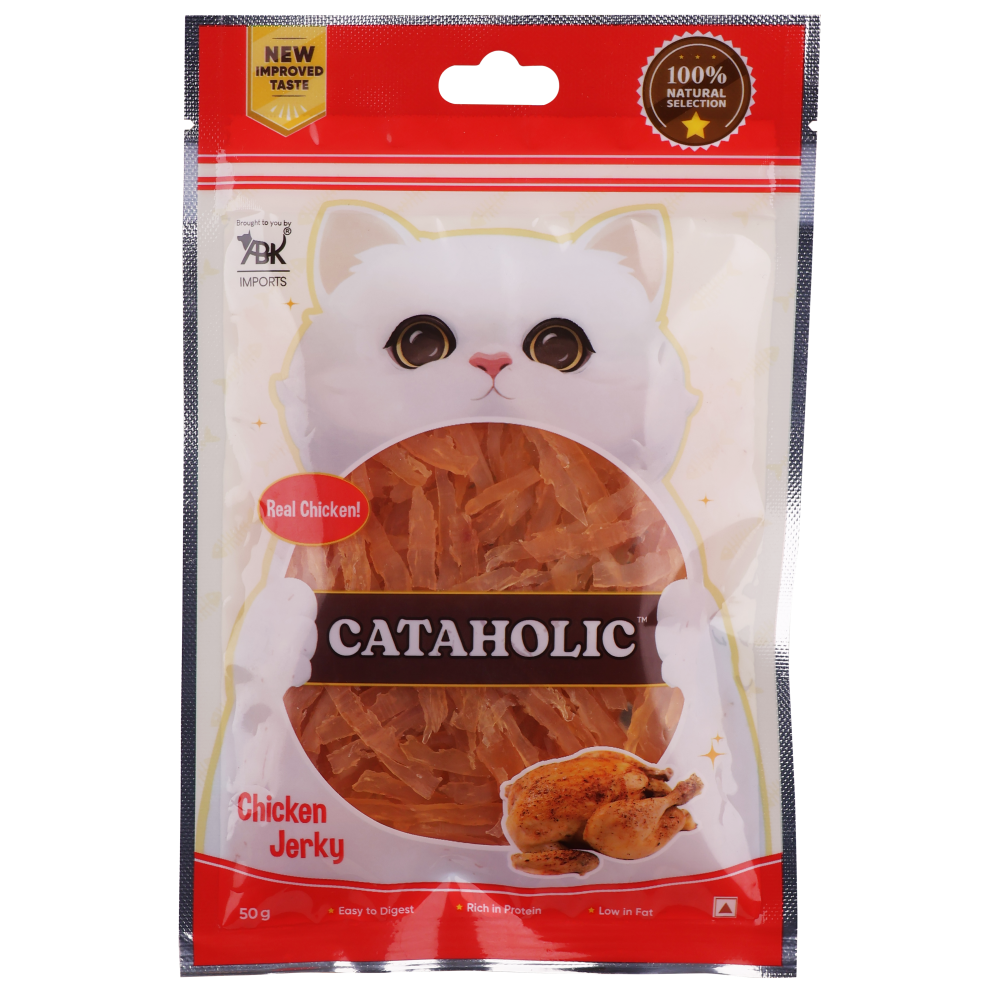 Cataholic Neko Soft Chicken Jerky Sliced Cat Treats Cats-Treats & Others Cataholic 50g