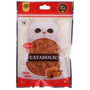 Cataholic Neko Soft Chicken Jerky Sliced Cat Treats