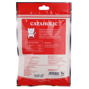 Cataholic Neko Soft Chicken Jerky Sliced Cat Treats