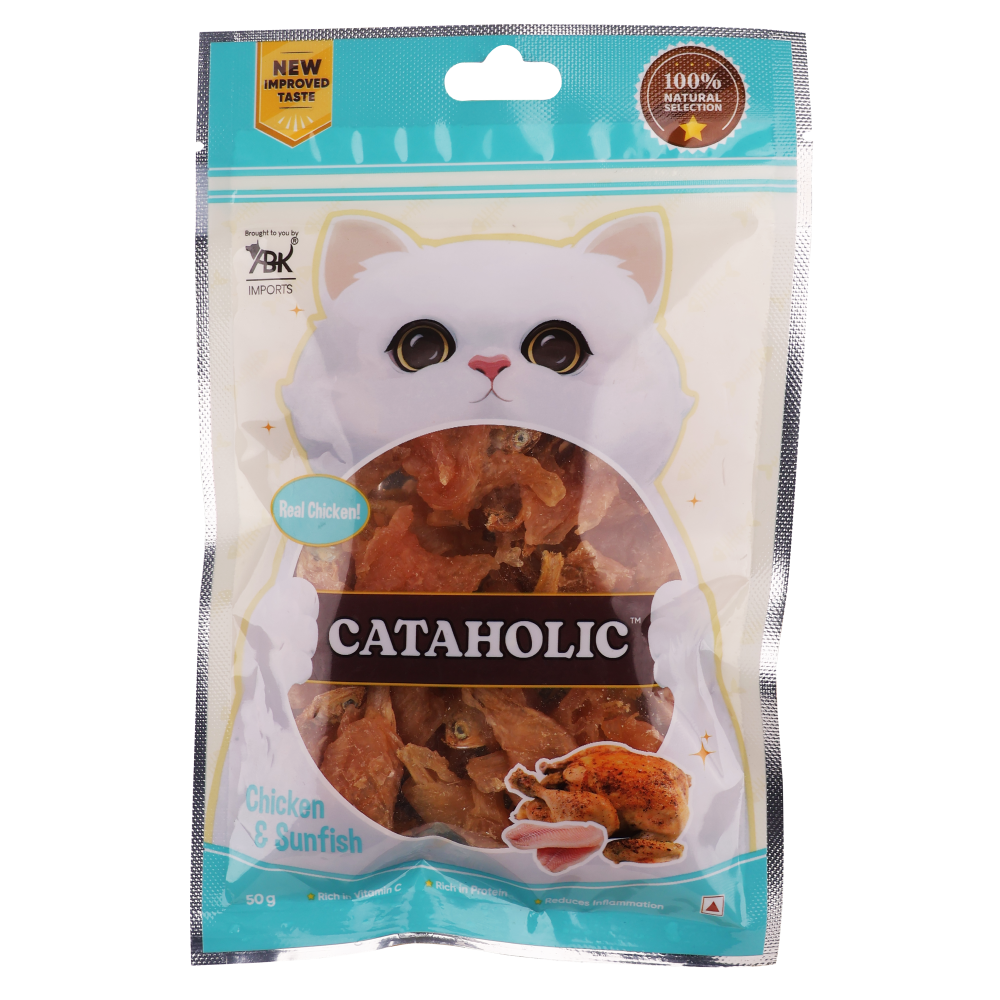 Cataholic Soft Chicken and Sunfish Spiral Cat Treats (Limited Shelf Life) Cats-Treats & Others Cataholic 50g