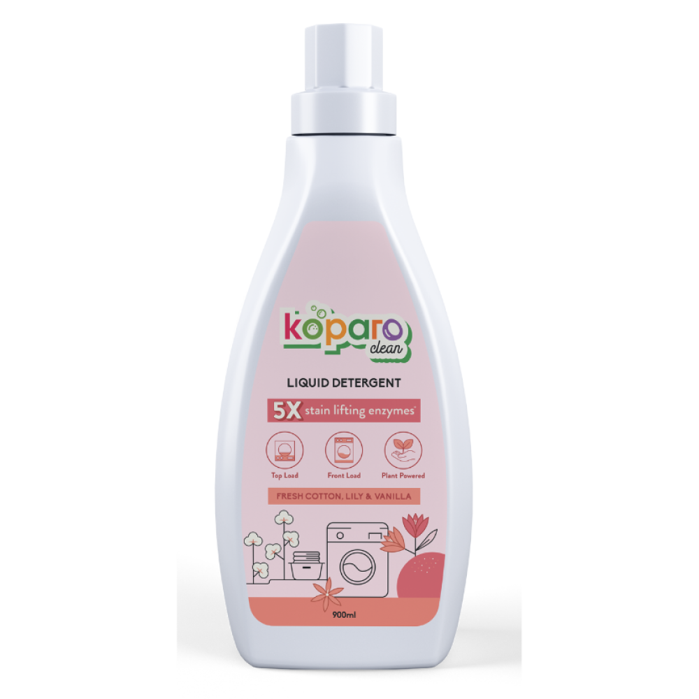 Koparo Natural Non Toxic Laundry Liquid Detergent (Pet Safe) Both-Health & Wellness Koparo 900mL