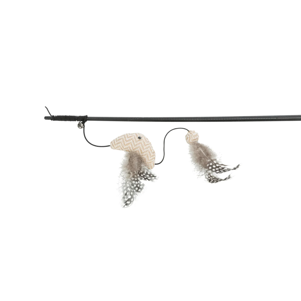 Trixie Teaser with Plastic & Fabric Fish Catnip Toy for Cats Cats-Toys Trixie