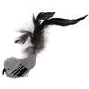 JW Cataction Brid with Catnip Toy for Cats (Black/White)