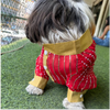 Dogobow Georgette Embroidered Kurta for Dogs and Cats (Red) Both-Clothing & Accessories Dogobow Dropship