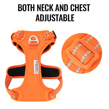 Truelove No Pull Cordura Harness for Dogs (Orange)