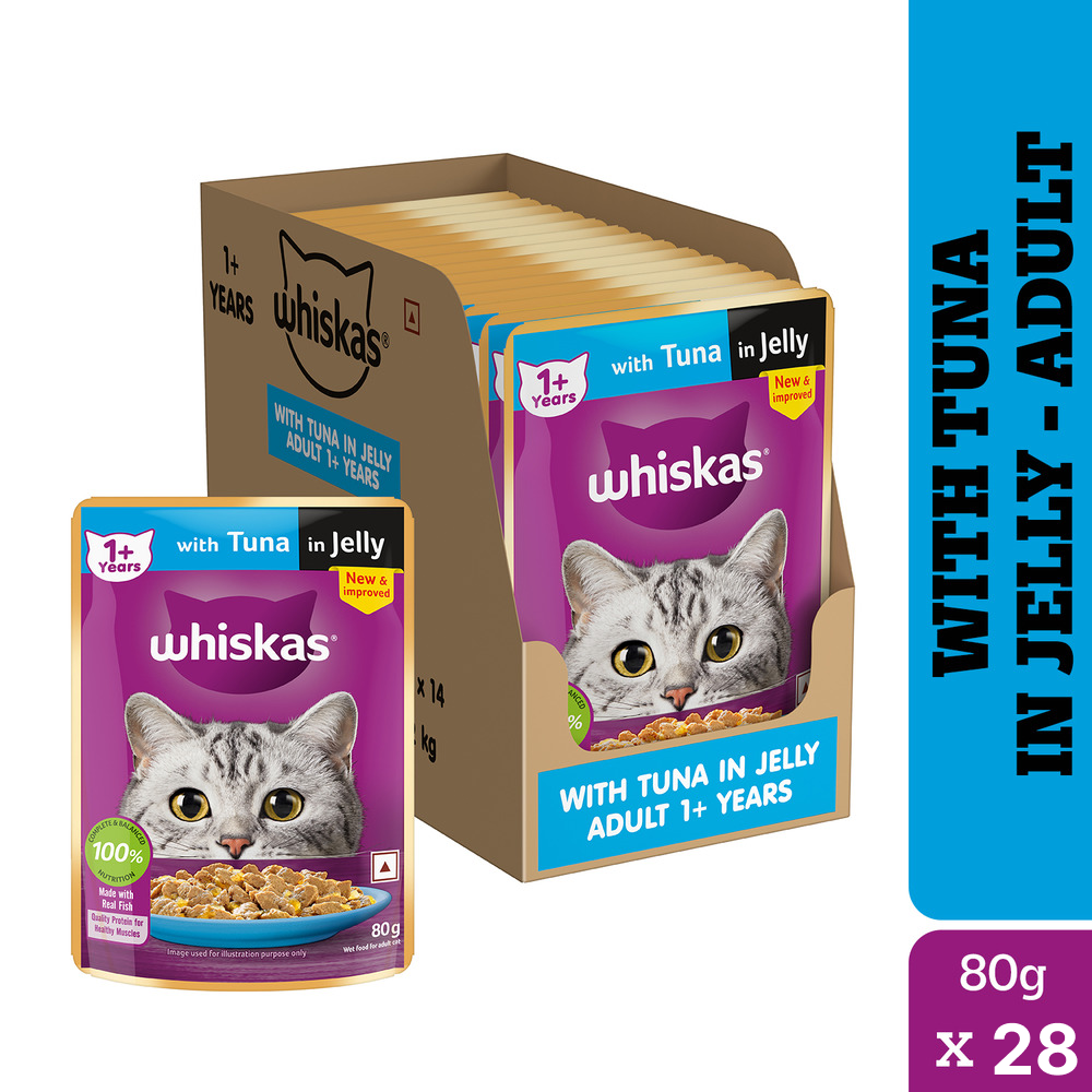 Whiskas Tuna in Jelly Meal Adult Cat Wet Food