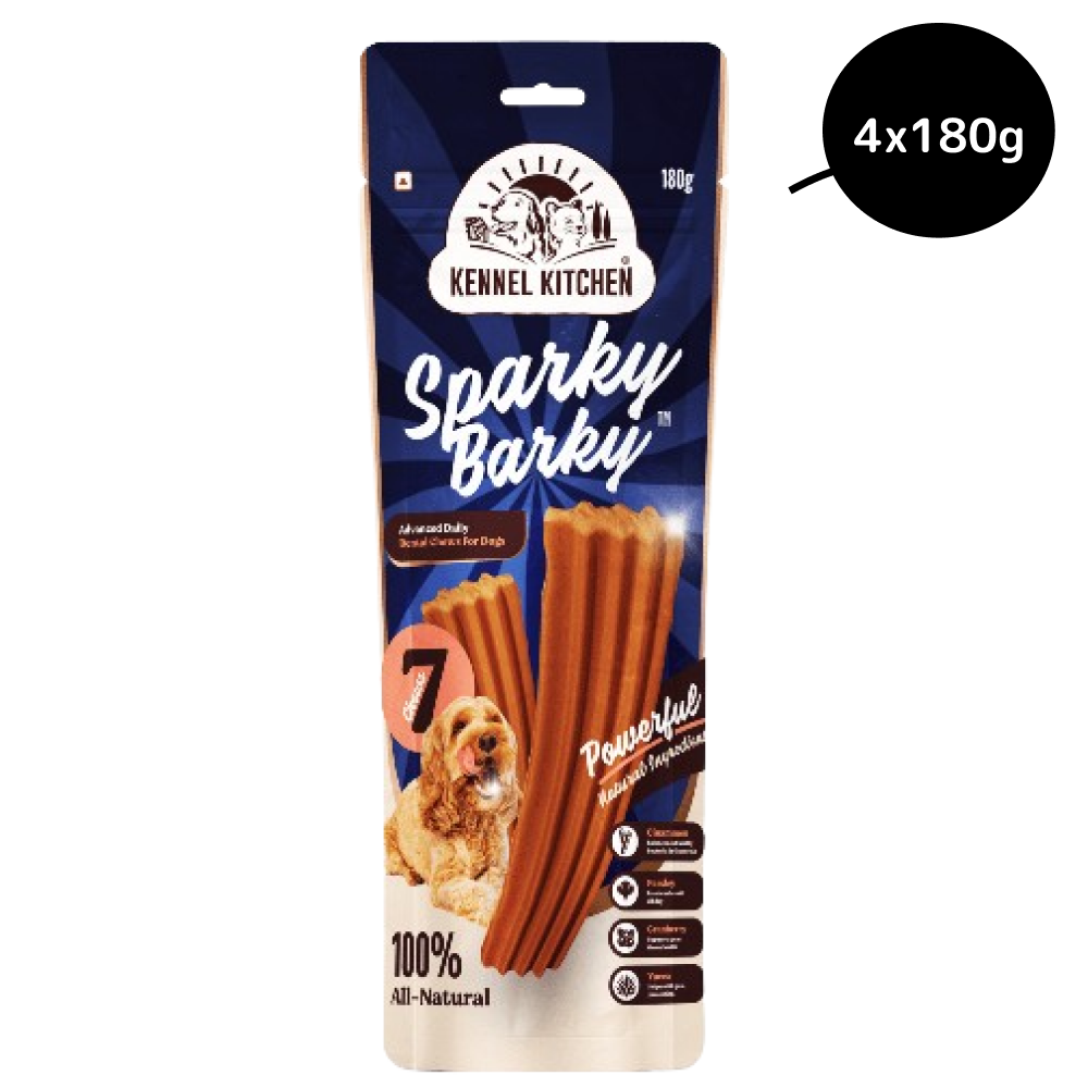 Kennel Kitchen Chicken Sparky Barky Dental Dog Treats Dog Treats + Others Kennel Kitchen 4x180g