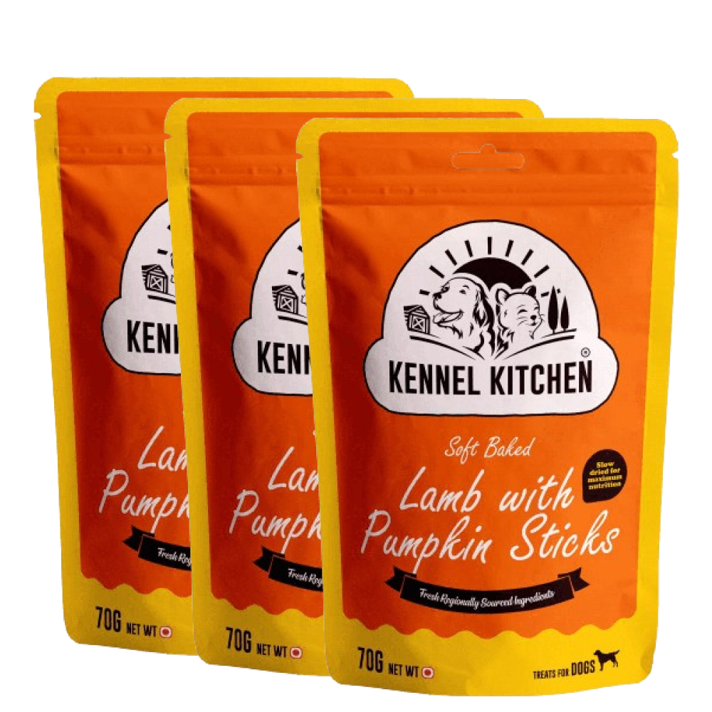 Kennel Kitchen Soft Lamb with Pumpkin Stick Dog Treats