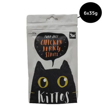 Kittos Purr Fect Chicken Jerky Strips Cat Treats