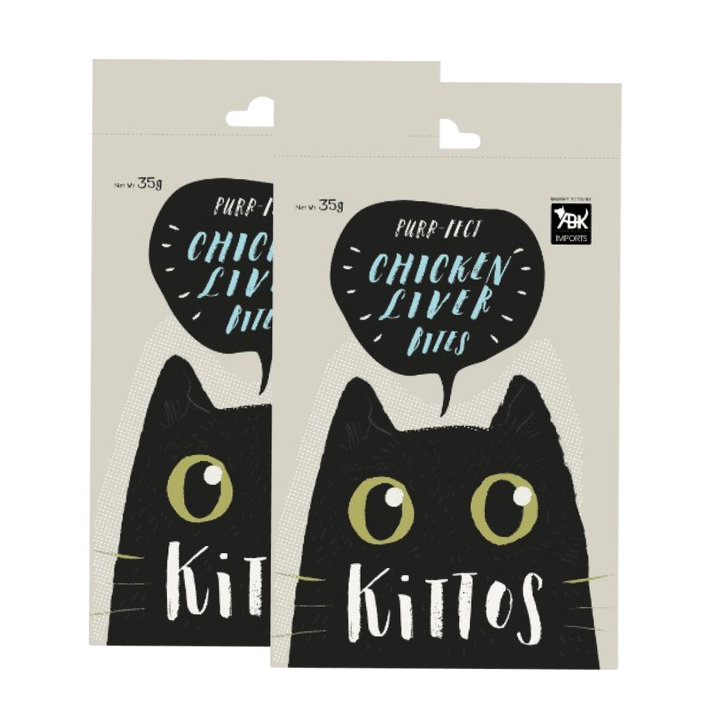 Kittos Purr Fect Chicken Liver Bites Cat Treat