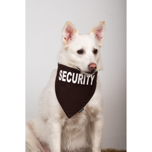 Petsnugs Security Bandana for Dogs and Cats (Coffee Brown)