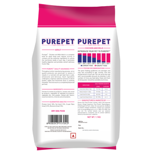 Purepet Chicken & Milk Adult Dry Dog Food