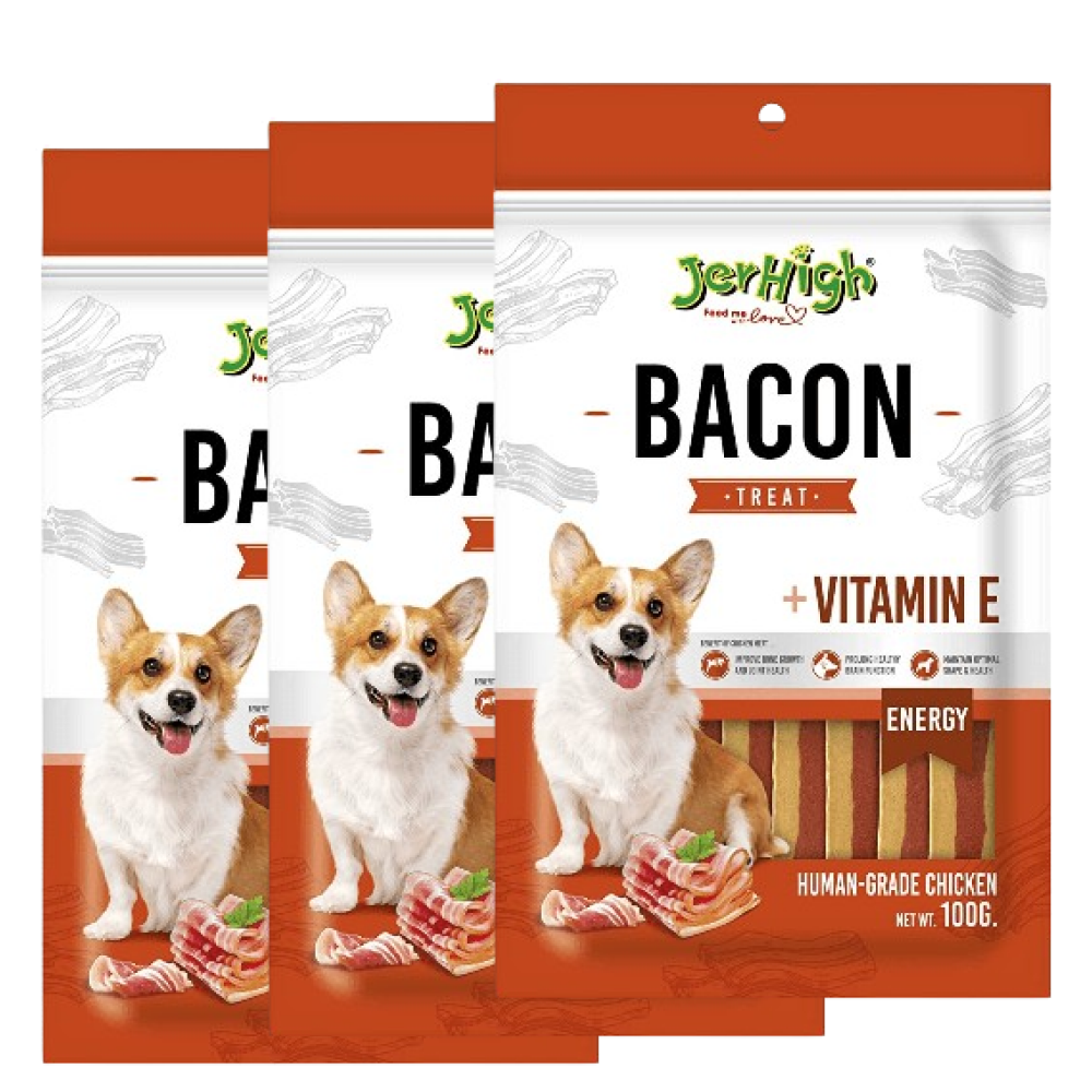 JerHigh Chicken Bacon Dog Treats