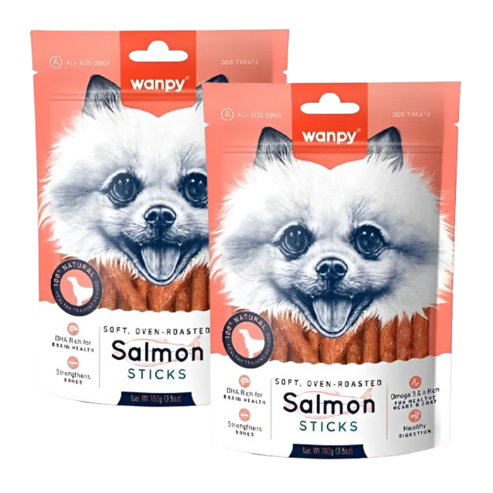 Salmon sticks dog sales treats