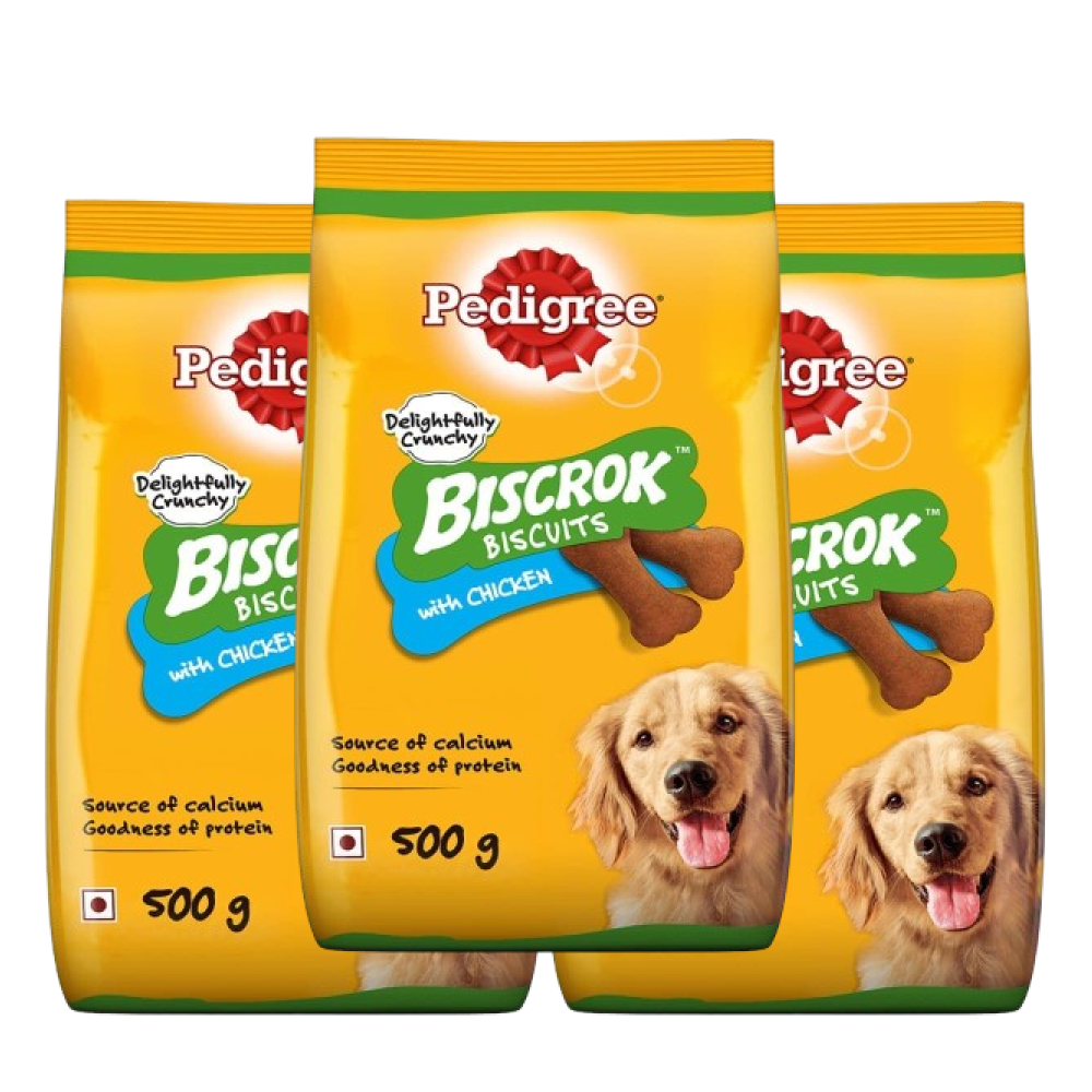Pedigree biscrok 500g hot sale