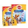 Pedigree Dentastix Oral Care for Adult (Medium Breed of 10 to 25 kg) Dog Treats Dog Treats + Others Pedigree 2x720g(56pcs)