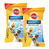 Pedigree Dentastix Oral Care for Adult (Small Breed of 5 to 10 kg) Dog Treats Dog Treats + Others Pedigree 2x110g(14pcs)