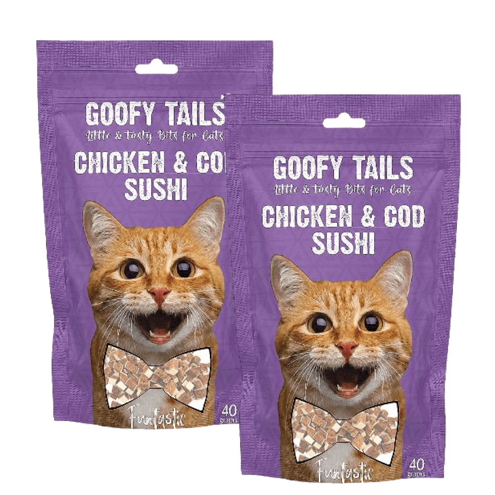 Goofy Tails Chicken & Cod Sushi Cat Treats