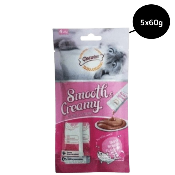 Gnawlers Bonito Flavour Creamy Cat Treats