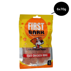 First Bark Soft Chicken Ring Dog Treats