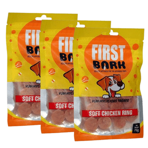 First Bark Soft Chicken Ring Dog Treats