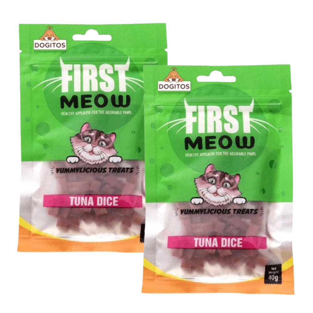 First Meow Tuna Dice Cat Treat