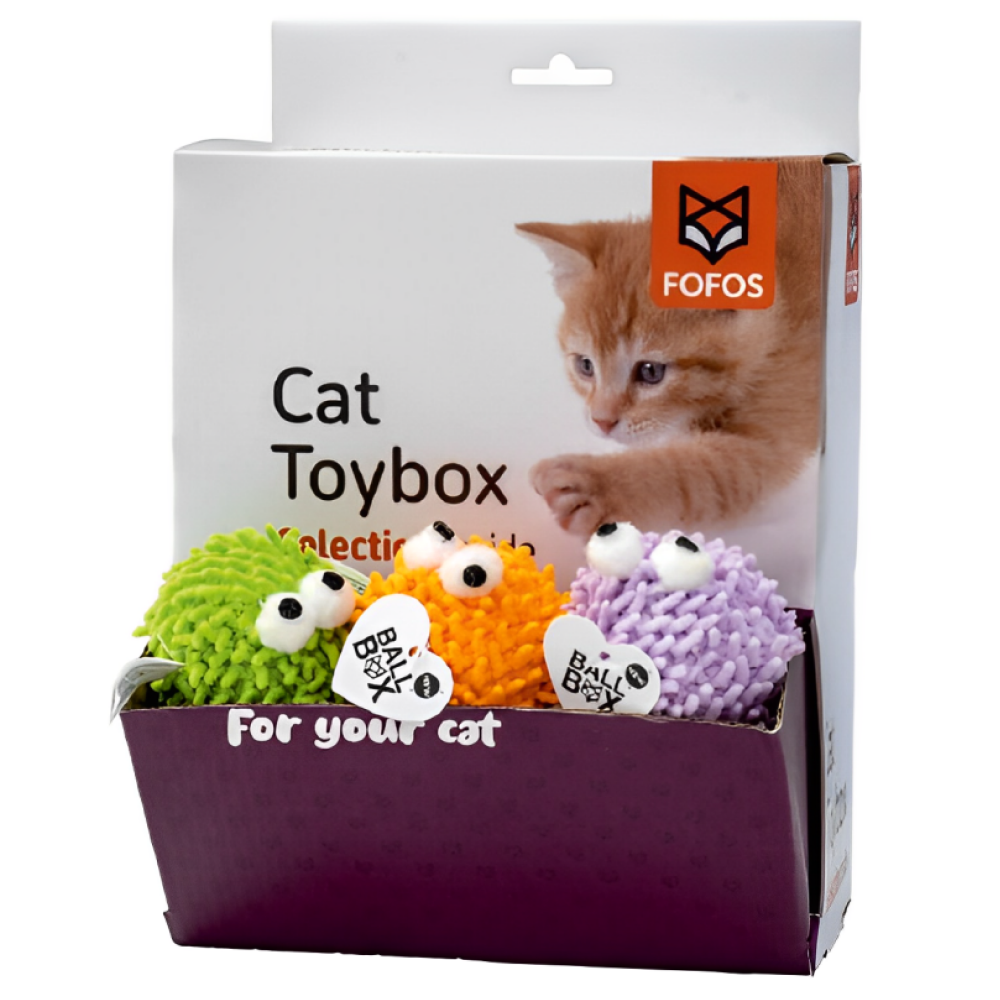 Fofos Geek Ball Toy for Cats