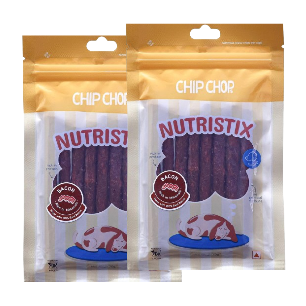 Chip Chops Bacon Nutristix Dog Treats