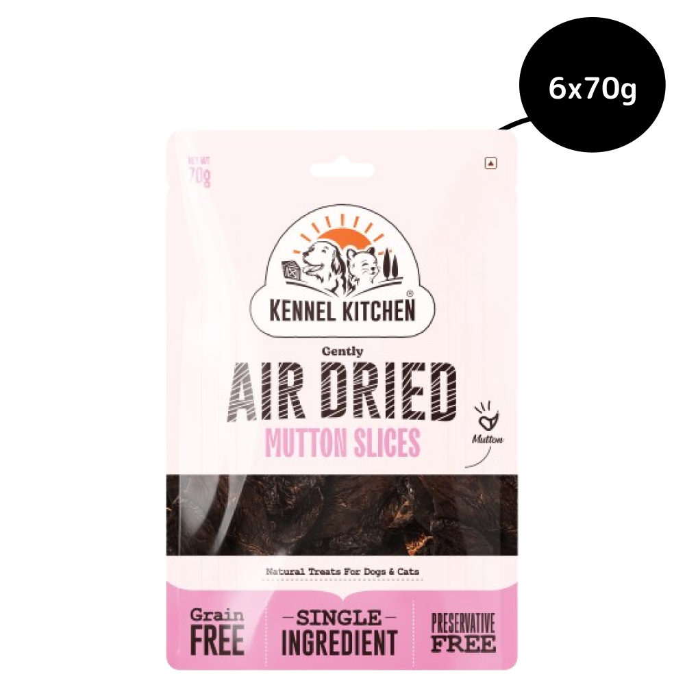 Kennel Kitchen Air Dried Mutton Jerky Dog and Cat Treats Dog Treats + Others Kennel Kitchen