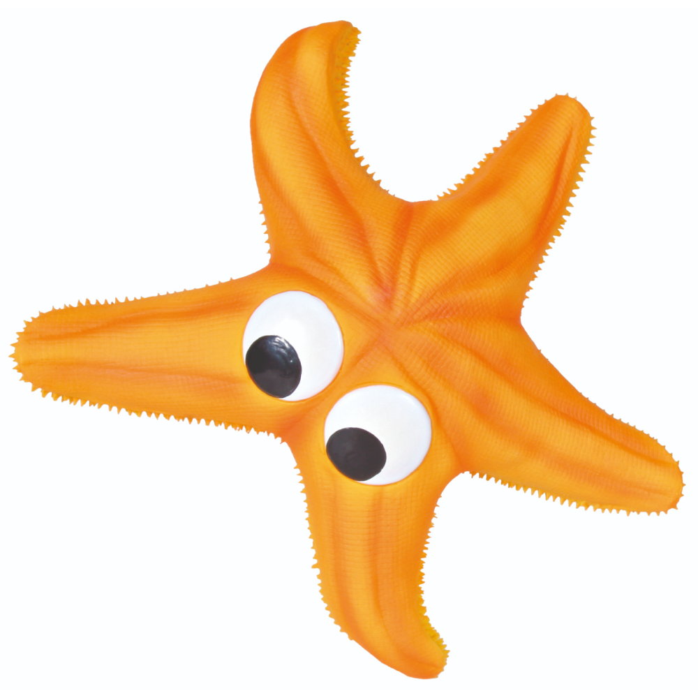 Trixie Starfish Latex Toy for Dogs (Orange)