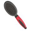 Trixie Double Sided Pin and Bristle Brush for Dogs (Black/Red)