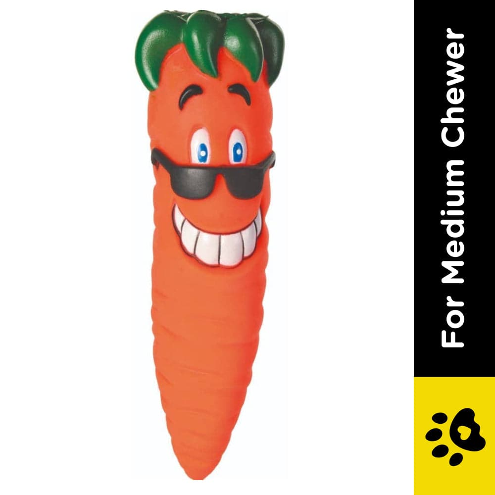 Trixie Carrot Snack Vinyl Toy for Dogs