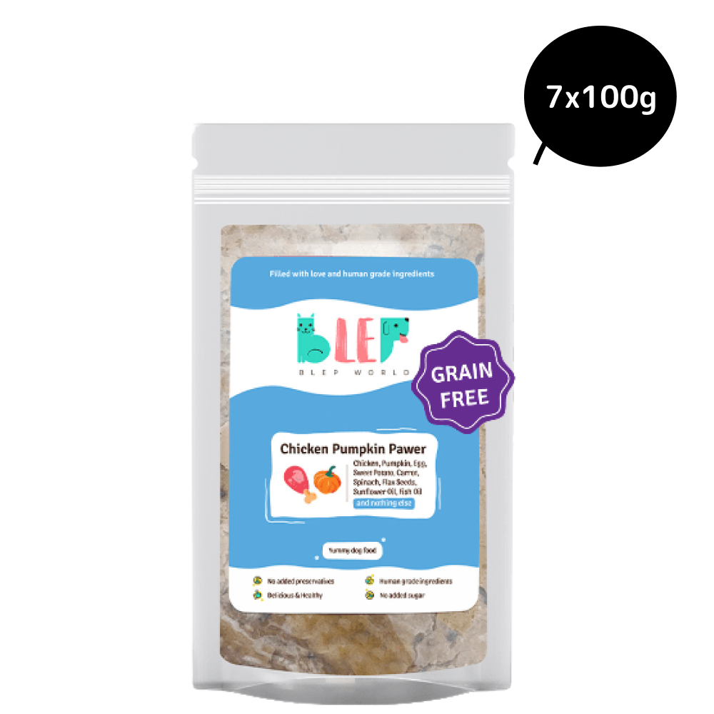 BLEP Chicken & Pumpkin Pawer Dog Wet Food (100g)