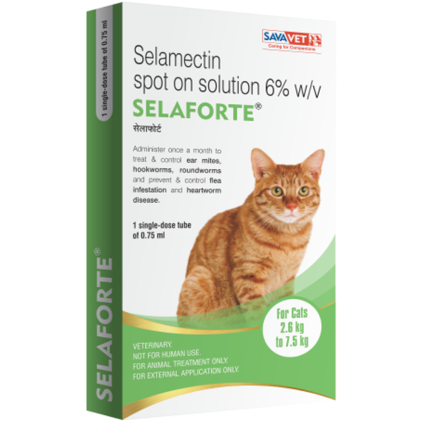 Savavet Selaforte Spot On for Cats (0.75ml)