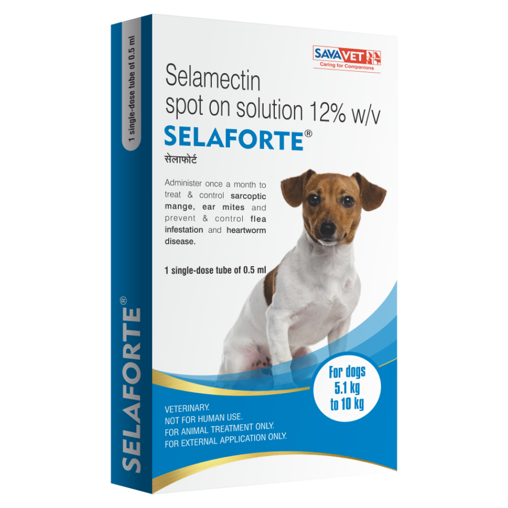 Savavet Selaforte (Selamectin) Tick and Flea Control Spot On for Dogs