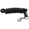 TopDog Premium Nylon Rope Leash for Dogs (Black)