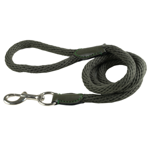 TopDog Premium Cotton Rope Leash for Dogs (Olive)