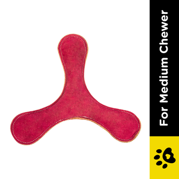 TopDog Premium Boomerang Toy for Dogs and Cats (Pink)