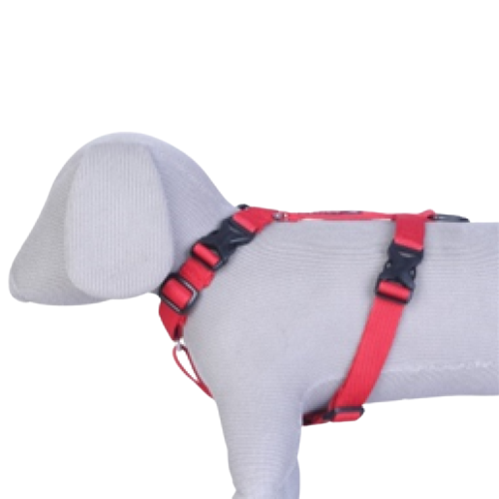 Pets Like H Harness with Collar Clip for Dogs (Red)