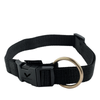 Vama Leathers Soft Durable Nylon Collar and Reflective Soft Handle All Leather Leash for Dogs Combo (Black) Dogs-Collar, Leashes, harnesses Vama Leathers