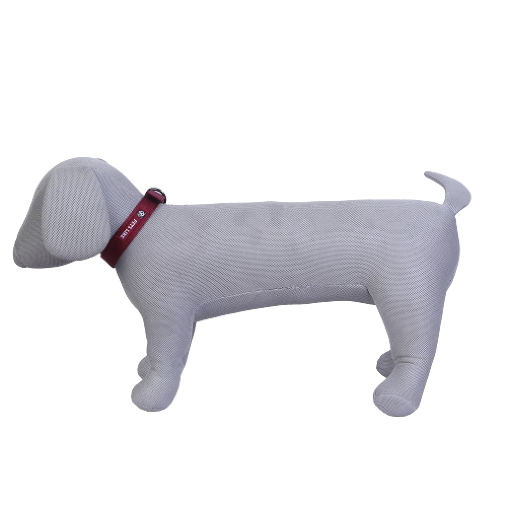 Pets Like Polyester Collar for Dogs (Maroon)