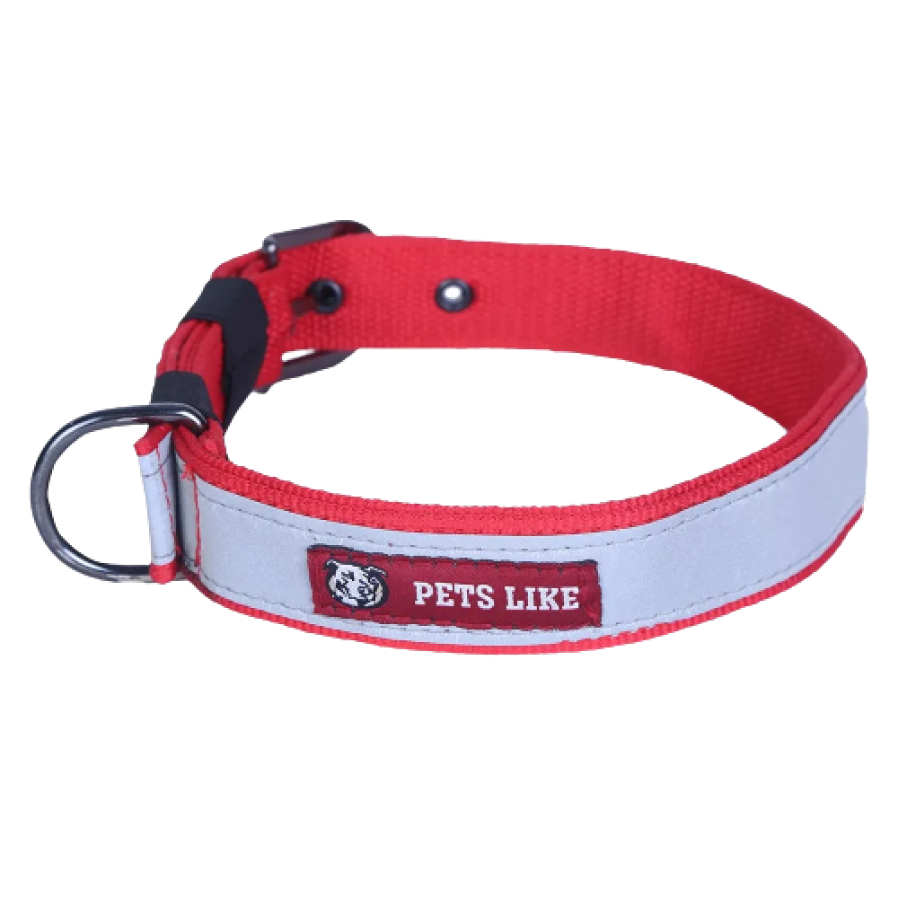 Pets Like Reflective Collar for Dogs (Red)