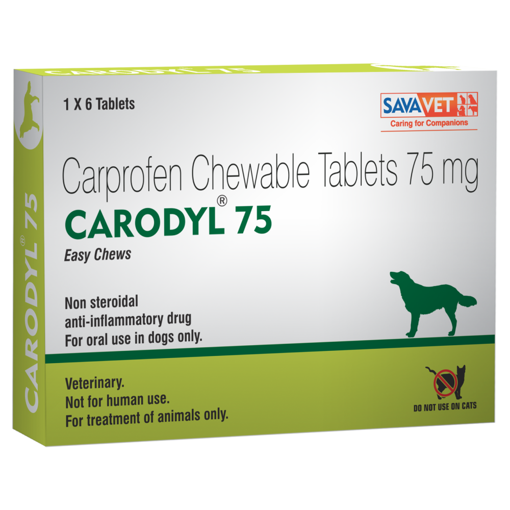 Savavet Carodyl (Carprofen) Dog 25mg Tablet (pack of 6 Tablets)